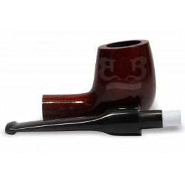 Cachimbo Bertoldi Hobby Vermelho Reto Filtro 9mm